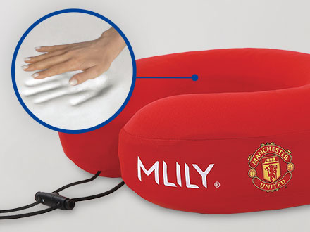 MLILY® Manchester United Travel Pillow